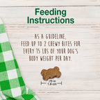 Nylabone Healthy Edibles Chewy Bites Soft Dog Treats Peanut Butter, 6 oz 1 ct