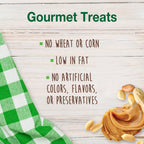 Nylabone Healthy Edibles Chewy Bites Soft Dog Treats Peanut Butter, 6 oz 1 ct