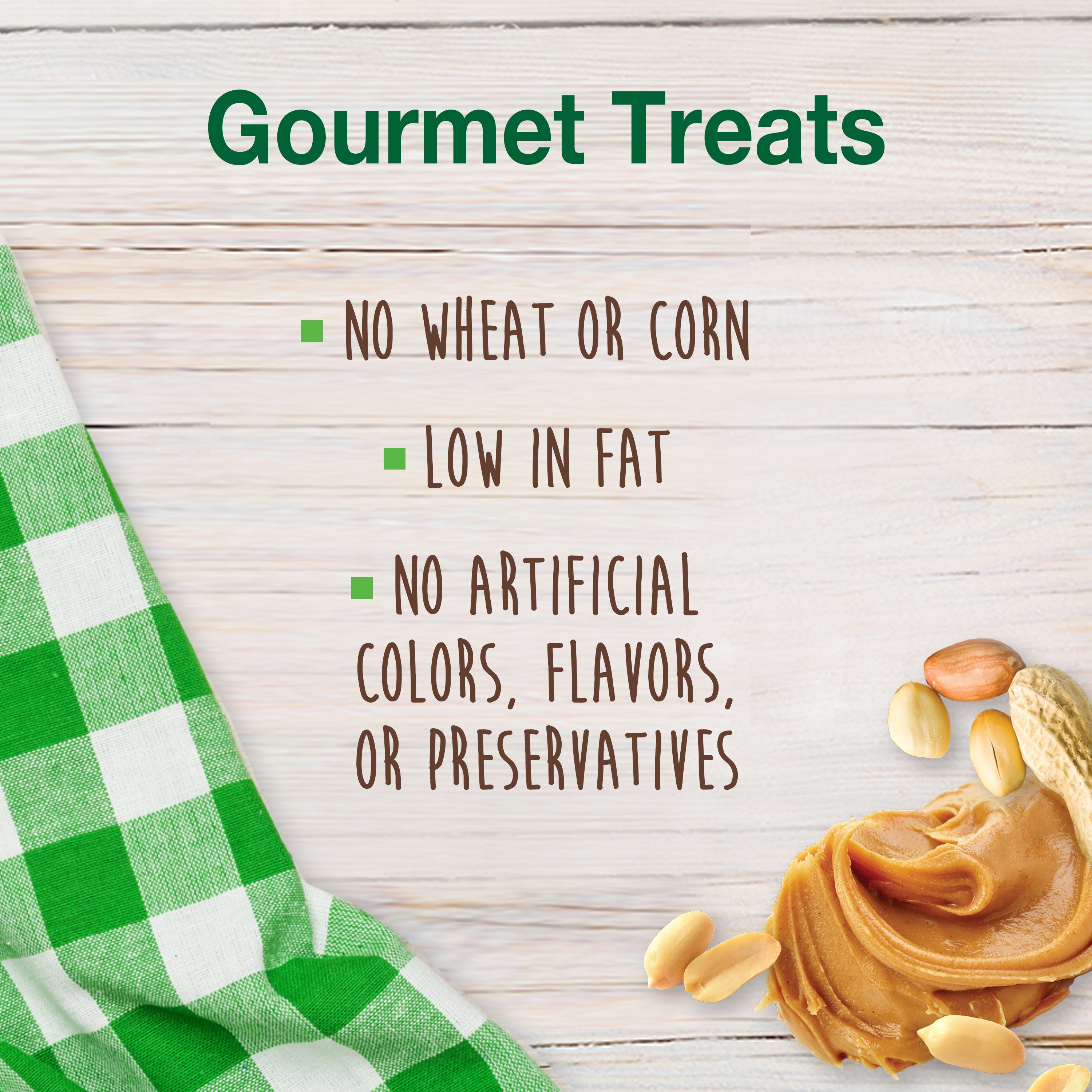 Nylabone Healthy Edibles Chewy Bites Soft Dog Treats Peanut Butter, 6 oz 1 ct