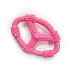 Nylabone Puppy Chew Spin Tug  Play Toy Peanut Butter, Pink, 1ea/Medium/Wolf  Up To 35 Lbs. 1 ct