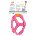 Nylabone Puppy Chew Spin Tug  Play Toy Peanut Butter, Pink, 1ea/Medium/Wolf  Up To 35 Lbs. 1 ct
