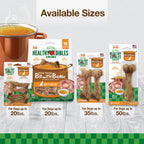 Nylabone Healthy Edibles Broth Bone AllNatural Long Lasting Chew Treats 16 count, 1ea/Regular  Up To 25 Ibs.
