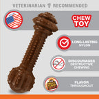 Nylabone Barbell Power Chew Durable Dog Toy Flavor Medley, 1ea/Large/Giant  Up To 50 Lbs. 1 ct