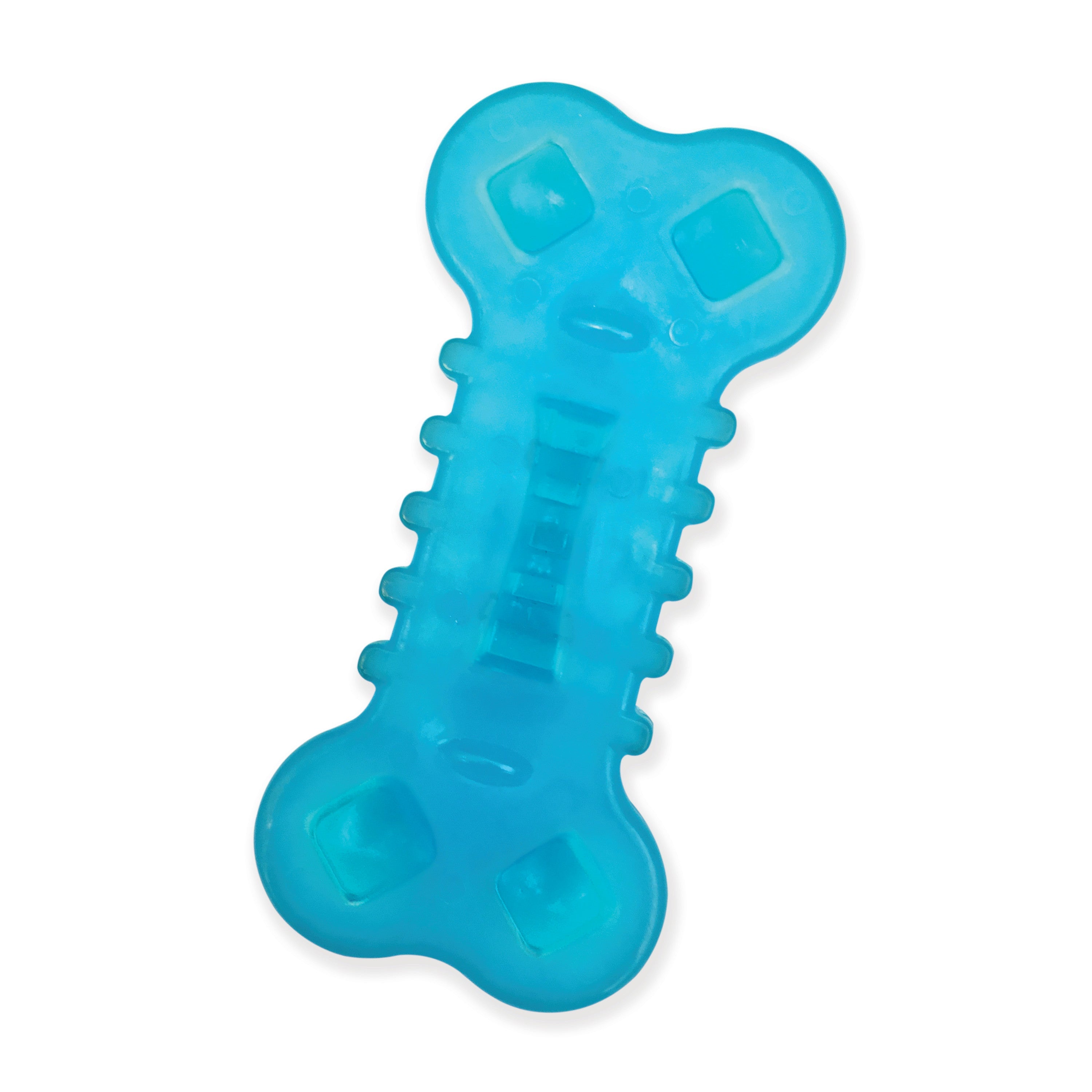 Nylabone Flexi Chew Chill  Chew Toy with Treat Pockets Chicken, Blue, 1ea/Medium 1 ct
