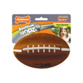 Nylabone Power Play Dog Football Gripz 1ea/Medium/Wolf  Up To 35 Lbs. 5.5 in 1 ct