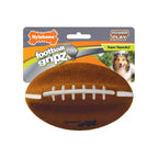 Nylabone Power Play Dog Football Gripz 1ea/Medium/Wolf  Up To 35 Lbs. 5.5 in 1 ct
