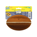 Nylabone Power Play Dog Football Gripz 1ea/Medium/Wolf  Up To 35 Lbs. 5.5 in 1 ct