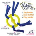 Nylabone Power Play Ring Thing Floatable Dog Toy 1ea/Medium/Wolf  Up To 35 Lbs. 1 ct