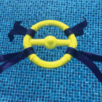 Nylabone Power Play Ring Thing Floatable Dog Toy 1ea/Medium/Wolf  Up To 35 Lbs. 1 ct