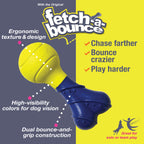 Nylabone Power Play Rubber Dog Toy FetchaBounce 1ea/SMall/Regular  Up To 25 Ibs. 1 ct