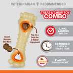 Nylabone Power Chew Souper Bone  PopIn Treat Toy Combo Chicken, 1ea/Medium/Wolf  Up To 35 Lbs. 1 ct