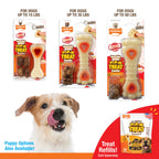 Nylabone Power Chew Souper Bone  PopIn Treat Toy Combo Chicken, 1ea/Medium/Wolf  Up To 35 Lbs. 1 ct
