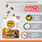 Nylabone AllNatural PopIn Dog Treat Refills Chicken, 1ea/All Sizes 30 ct