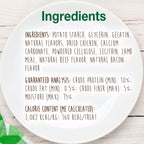 Nylabone Healthy Edibles Farm Friends Grain Free Dog Treats Beef, Chicken, Bacon, & Lamb 1ea/Large - Up To 50 lb