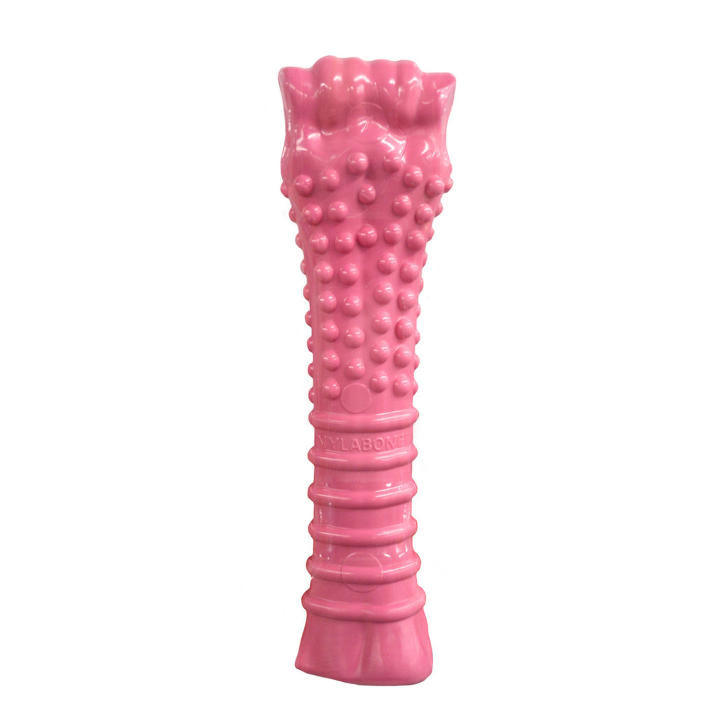 Nylabone Power Chew Breast Cancer Awareness Pink Souper Bone Dog Chew Toy Chicken, 1ea/XL/Souper  50 Lbs. 1 ct