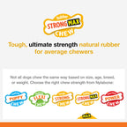 Nylabone Strong Chew Braided Dog Ring Chew Toy Beef, 1ea/Medium/Wolf  Up To 35 Lbs. 1 ct