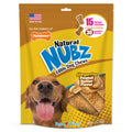 Nylabone Natural Nubz Dog Treats, AllergenFree Peanut Butter Peanut Butter, 1ea/Large  30 Lbs. 15 ct
