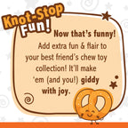 Nylabone Power Chew Pretzel Dog Toy Bacon  Peanut Butter, 1ea/SMall/Regular  Up To 25 Ibs. 1 ct