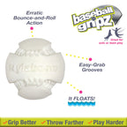 Nylabone Power Play Dog Baseball Gripz 1ea/Medium/Wolf  Up To 35 Lbs. 1 ct