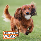 Nylabone Power Play Dog Baseball Gripz 1ea/Medium/Wolf  Up To 35 Lbs. 1 ct