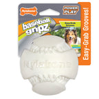 Nylabone Power Play Dog Baseball Gripz 1ea/Medium/Wolf  Up To 35 Lbs. 1 ct