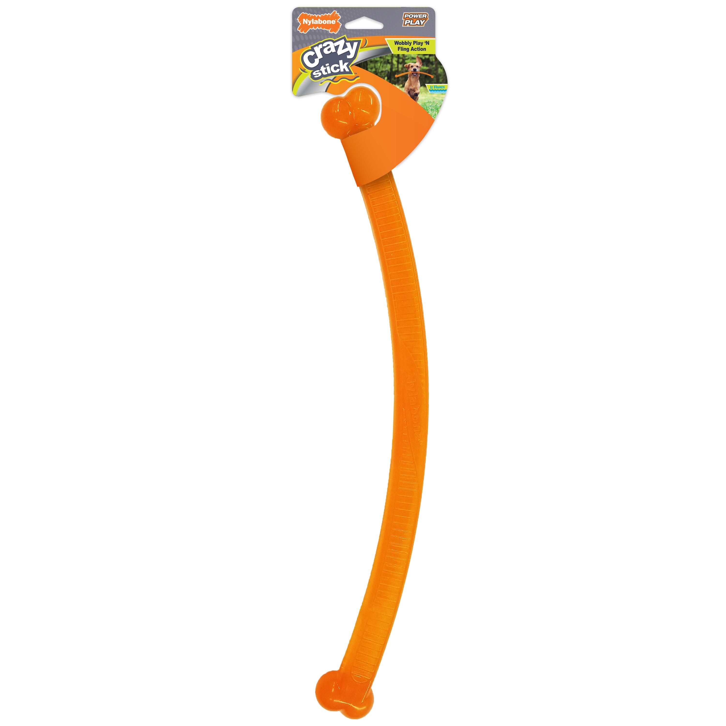 Nylabone Power Play Crazy Stick Dog Toy 1ea/1 ct