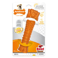 Nylabone Silver Collection Strong Chew Rubber Bone Chew Toy for Senior Dogs Beef Flavor 1ea/XL/Souper - 50+ lb