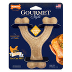Nylabone Gourmet Style Strong Chew Wishbone Dog Chew Toy Chicken, 1ea/SMall/Regular  Up To 25 Ibs. 1 ct