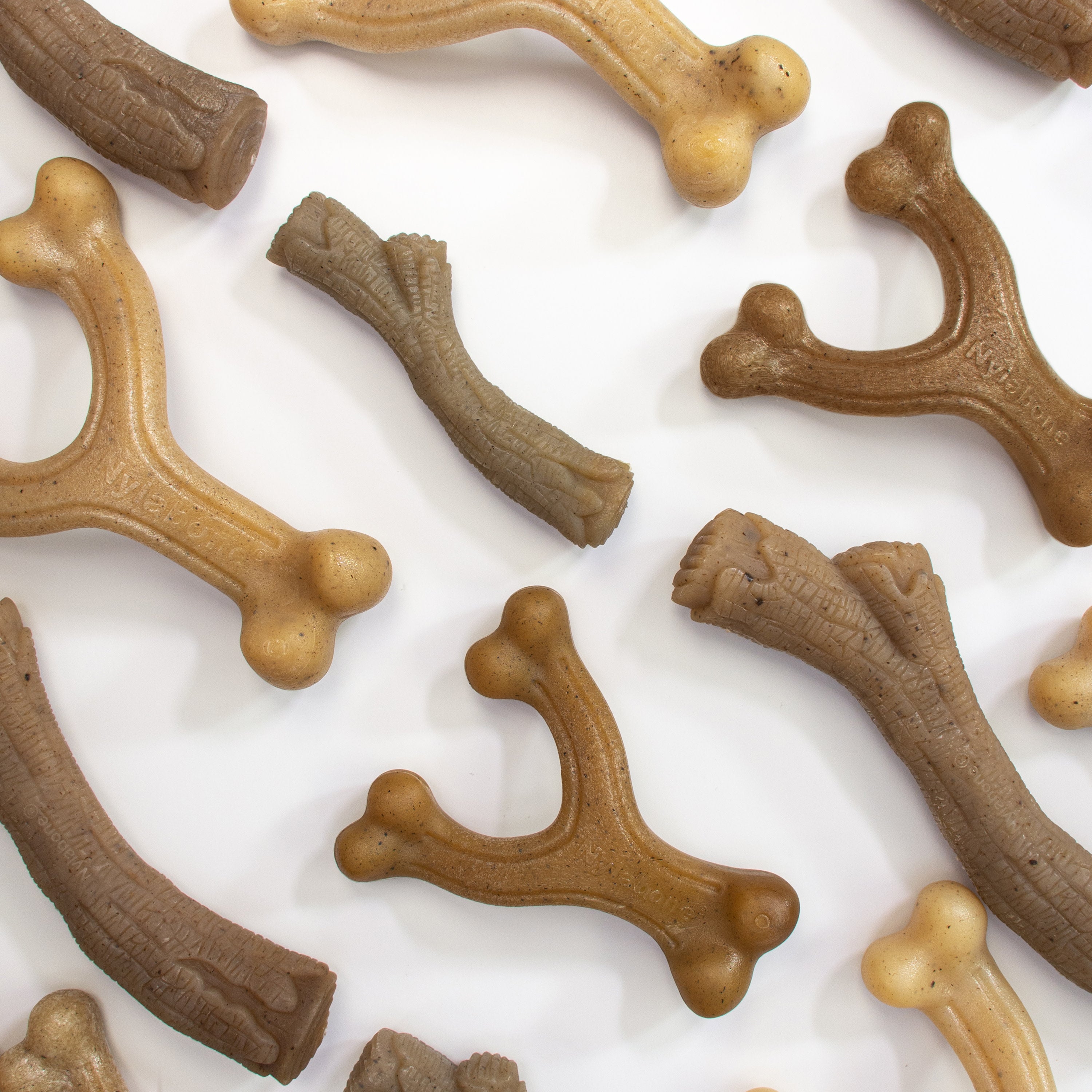 Nylabone Gourmet Style Strong Chew Wishbone Dog Chew Toy Bacon, 1ea/SMall/Regular  Up To 25 Ibs. 1 ct