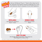 Nylabone Power Chew Souper Bone  PopIn Treat Toy Combo Chicken, 1ea/XS/Petite  Up To 15 Lbs. 1 ct