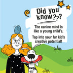 Nylabone Creative Play Eggi Dog Treat Toy Blue, 1ea/Large/Giant  Up To 50 Lbs. 1 ct