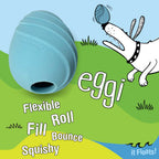 Nylabone Creative Play Eggi Dog Treat Toy Blue, 1ea/Large/Giant  Up To 50 Lbs. 1 ct