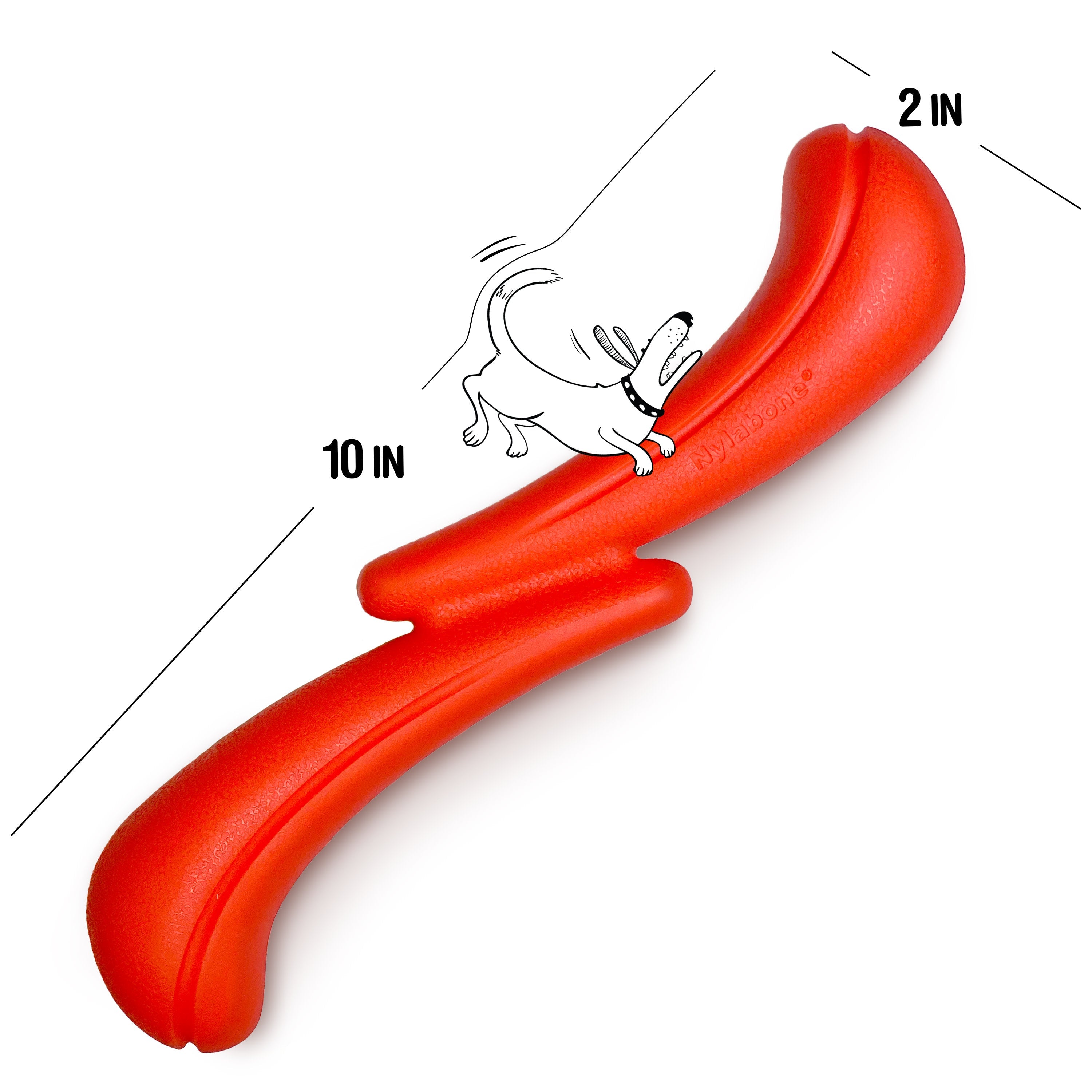 Nylabone Creative Play StikGO Dog Fetch Toy Red, 1ea/Large/Giant  Up To 50 Lbs. 1 ct