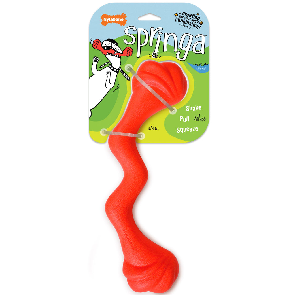 Nylabone Creative Play Springa Dog Pull Toy Red, 1ea/Large/Giant  Up To 50 Lbs. 1 ct