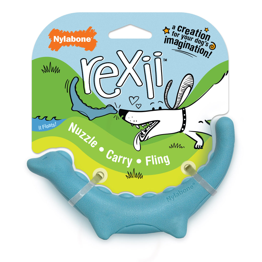 Nylabone Creative Play Rexii Interactive Dog Toy Blue, 1ea/SMall/Regular  Up To 25 Ibs. 1 ct