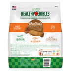 Nylabone Healthy Edibles AllNatural Long Lasting Chew Treats Bacon, 1ea/Medium/Wolf  Up To 35 Lbs. 7 ct