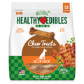 Nylabone Healthy Edibles AllNatural Long Lasting Chew Treats Bacon, 1ea/Medium/Wolf  Up To 35 Lbs. 12 ct