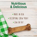 Nylabone Healthy Edibles AllNatural Long Lasting Chew Treats Bacon, 1ea/Medium/Wolf  Up To 35 Lbs. 12 ct