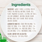 Nylabone Healthy Edibles AllNatural Long Lasting Chew Treats Bacon, 1ea/Medium/Wolf  Up To 35 Lbs. 12 ct