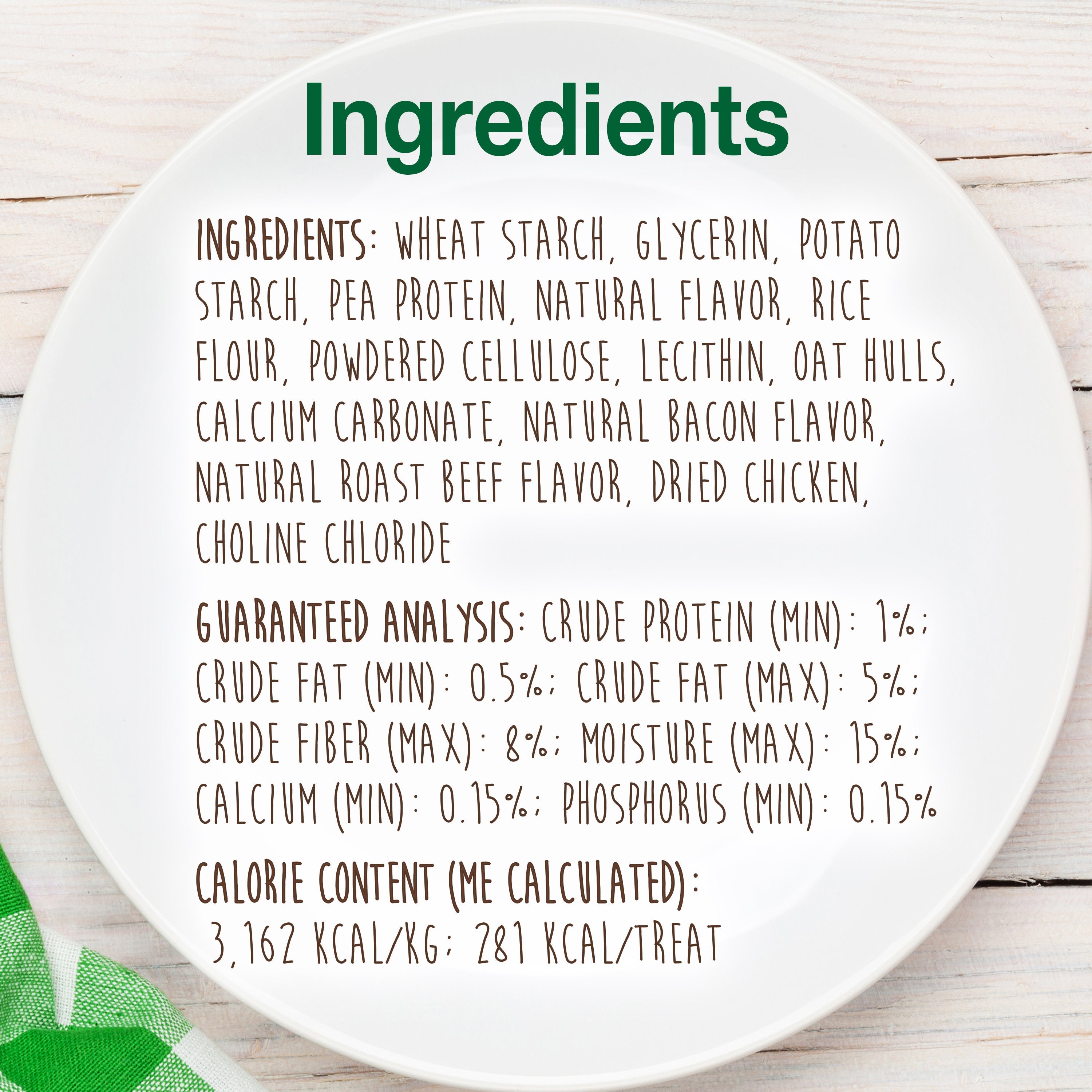 Nylabone Healthy Edibles AllNatural Long Lasting Chew Treats Bacon, 1ea/Medium/Wolf  Up To 35 Lbs. 12 ct