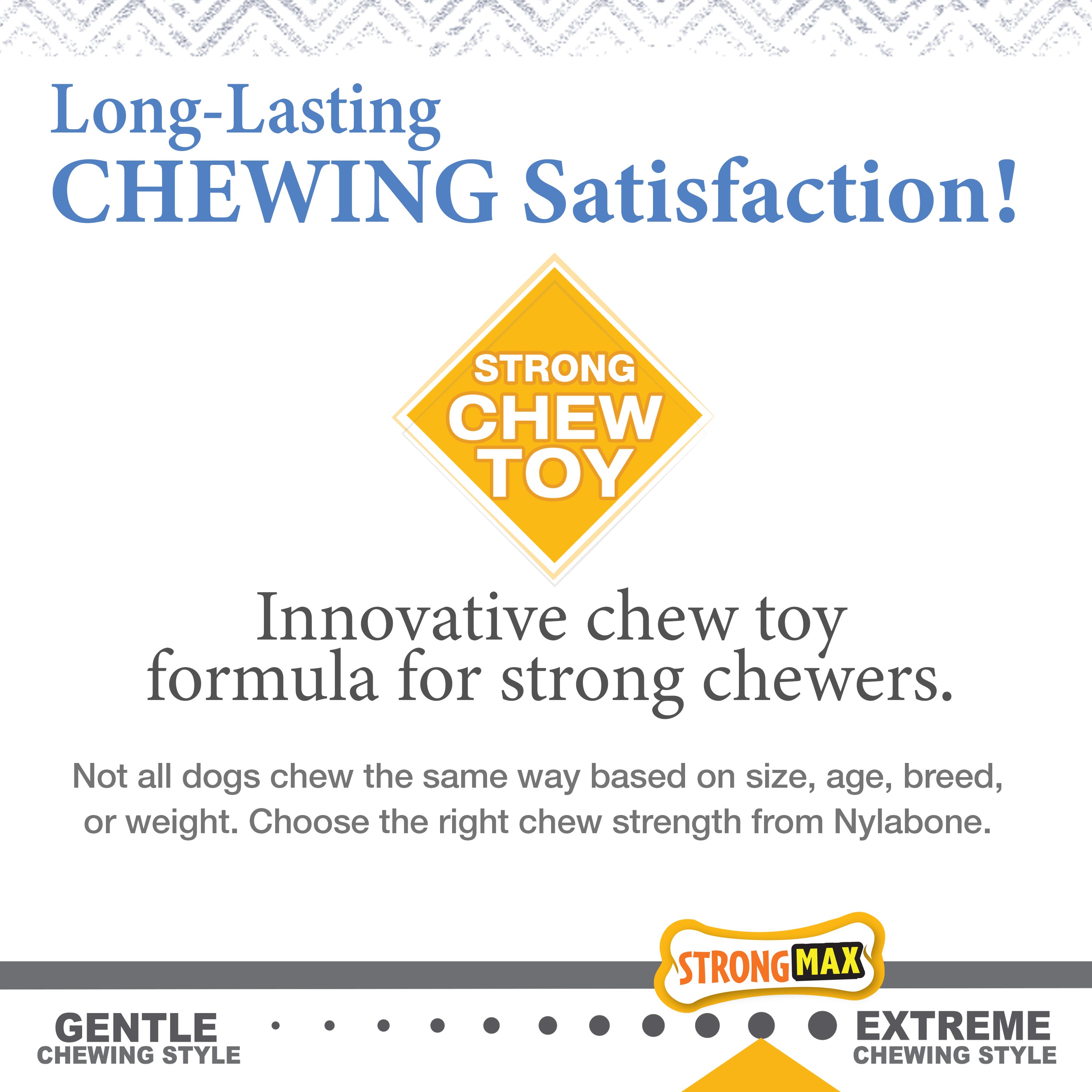 Nylabone Gourmet Style Strong Wishbone Puppy Chew Toy Peanut Butter, 1ea/SMall/Regular  Up To 25 Ibs. 1 ct