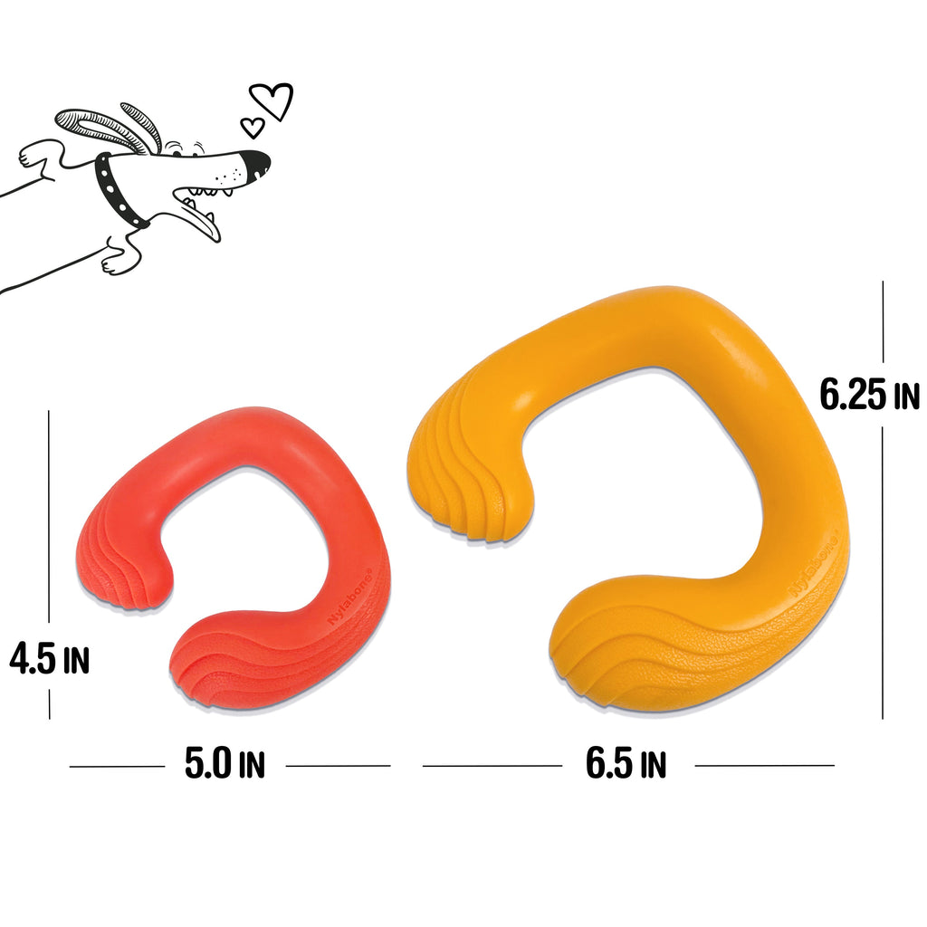 Nylabone Creative Play CShuu Dog Chase Toy Red, 1ea/SMall/Regular  Up To 25 Ibs. 1 ct