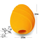 Nylabone Creative Play Eggi Dog Treat Toy Orange, 1ea/SMall/Regular  Up To 25 Ibs. 1 ct
