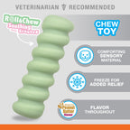 Nylabone Sensory Material Puppy Teething Toy Peanut Butter, 1ea/SMall/Regular  Up To 25 Ibs. 1 ct