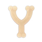 Nylabone Power Chew Long-Lasting Wishbone Dog Toy Adult Dog Original Original 1ea/Medium/Wolf - Up To 35 lb