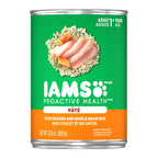 IAMS Proactive Health Paté Adult Wet Dog Food Pate w/Chicken & Rice 13.2oz (Case of 12)