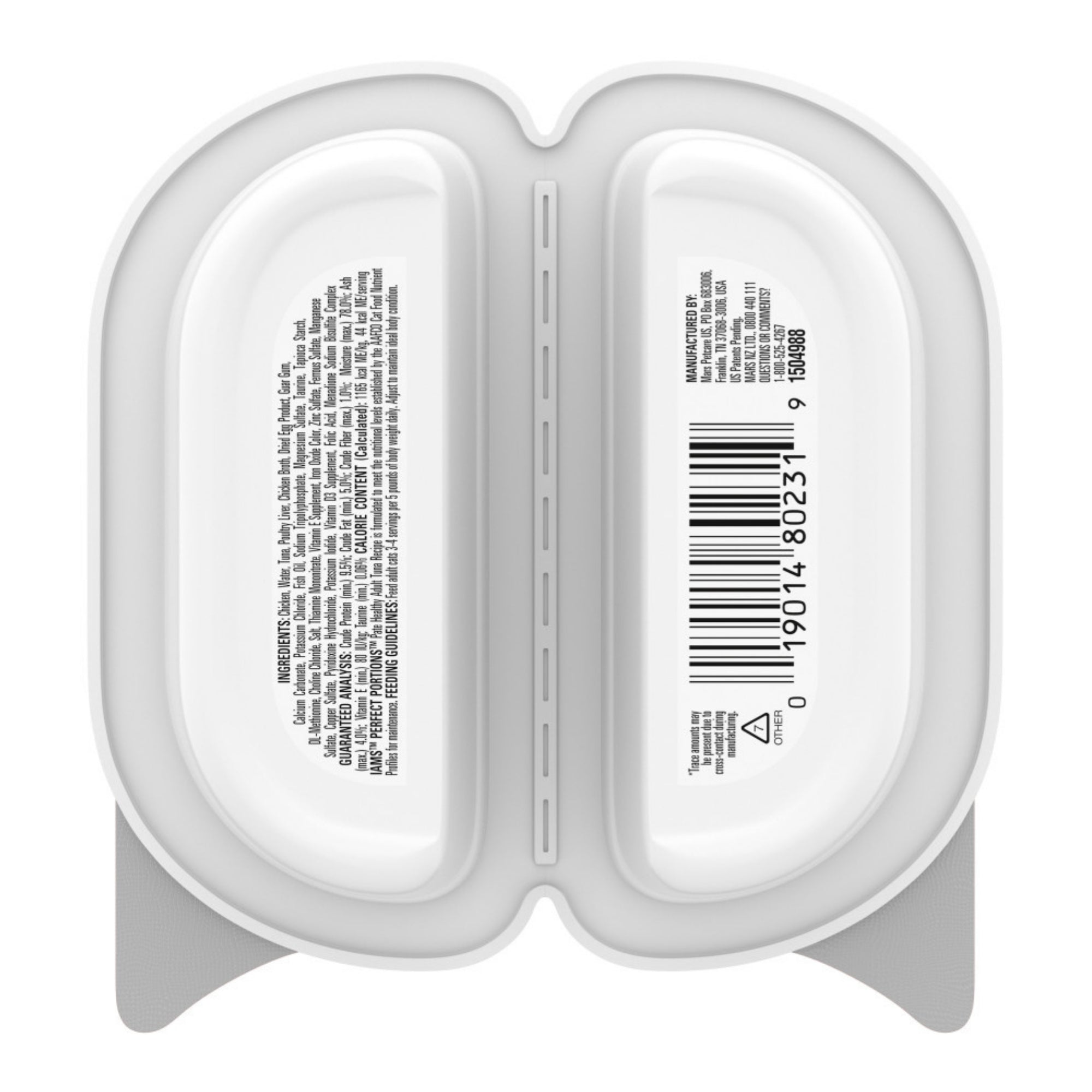 IAMS Perfect Portions Grain Free Healthy Paté Adult Wet Cat Food Tuna 2.6oz 24pk