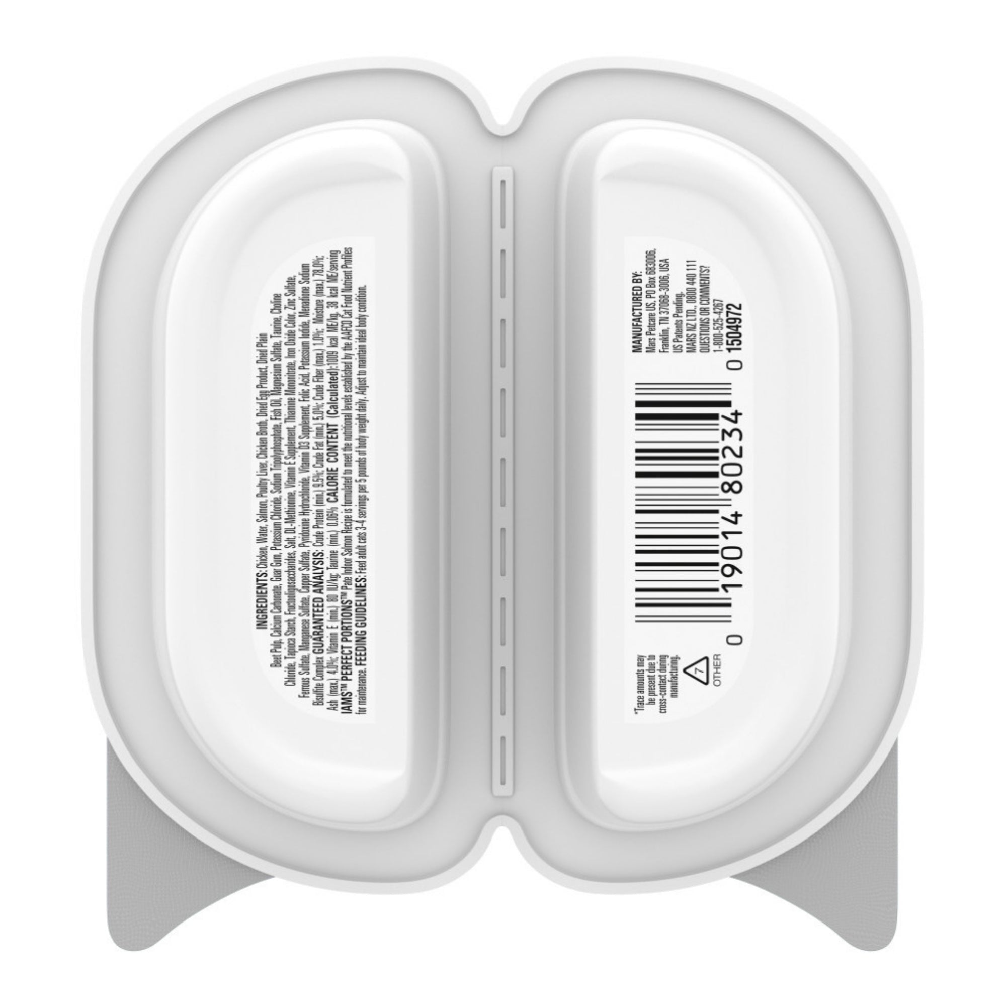 IAMS Perfect Portions Paté Indoor Adult Wet Cat Food Salmon 2.6oz 24pk