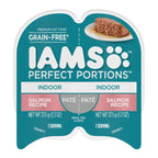 IAMS Perfect Portions Paté Indoor Adult Wet Cat Food Salmon 2.6oz 24pk