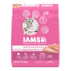 IAMS Proactive Health Sensitive Digestion & Skin Adult Dry Cat Food Turkey 13lb
